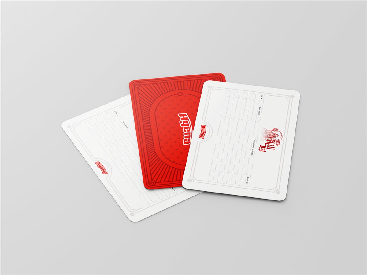 HYENA maintenance card packaging